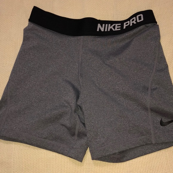gray nike pro spandex